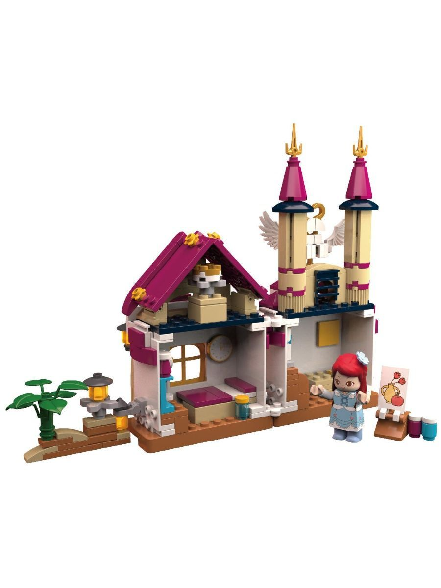 Build Block House Toy Set