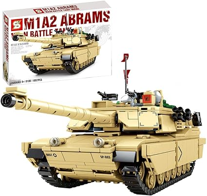 Military Battletank Brick Set