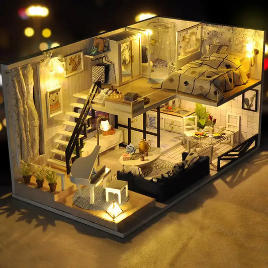 Miniature Loft Doll House