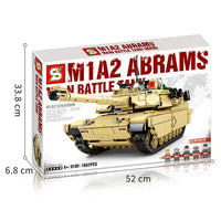 Military Battletank Brick Set