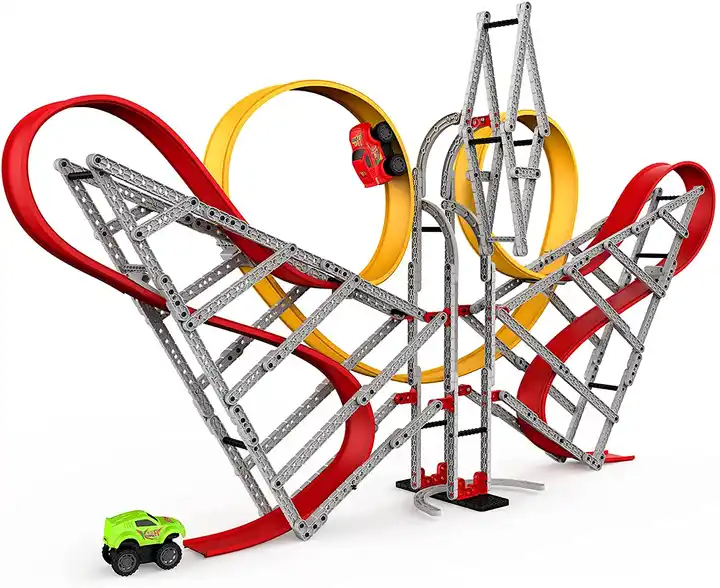 Roller Coaster Race Car Track Model