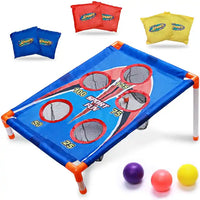 Table Top Ring Tossing and Bean Bag Throwing Game