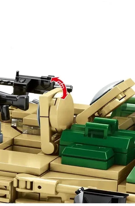 Military Battletank Brick Set